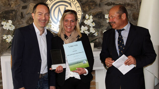 München 24. April 2015 Verleihung des Medienpreises (1.Platz) an Sandra Müller-Ney für das Clubmagazin GOLFZEIT